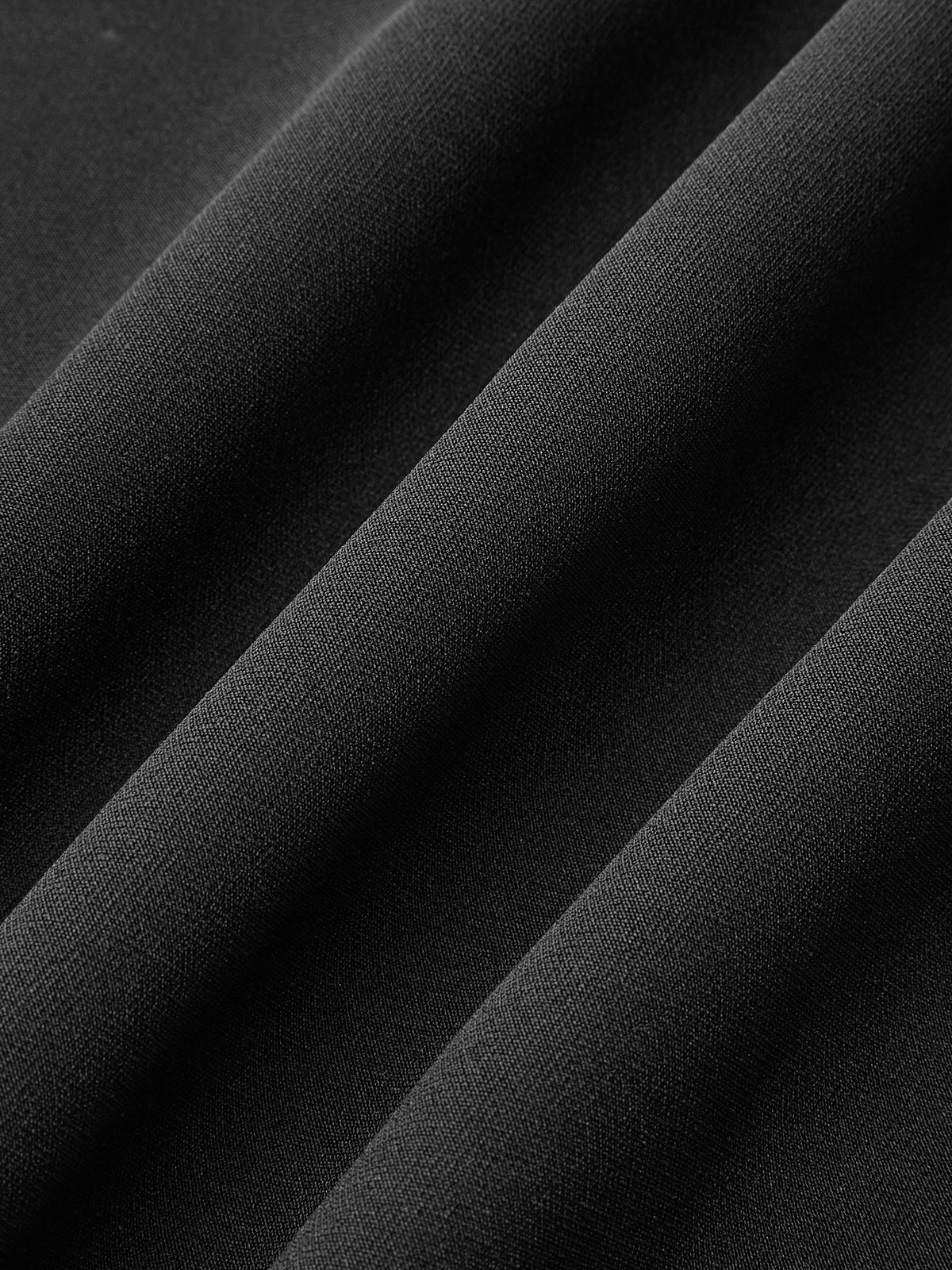 Bow Cut-Out Stand Collar Short Sleeve Dress